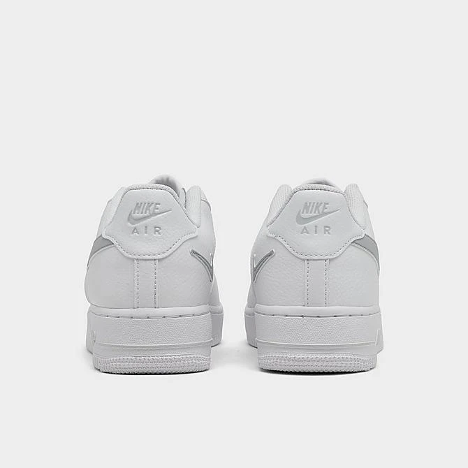 Big Kids' Nike Air Force 1 Reflective Casual Shoes White/Photon Dust - FQ2413 100 6 Big Kids' Nike Air Force 1 Reflective Casual Shoes White/Photon Dust - FQ2413 100 - Image 4