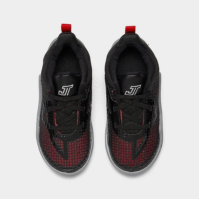 Nike Kids' Toddler Jordan Tatum 1 Basketball Shoes Black/Metallic Silver/Wolf Grey - FQ8136 001 7 Nike Kids' Toddler Jordan Tatum 1 Basketball Shoes Black/Metallic Silver/Wolf Grey - FQ8136 001 - Image 5