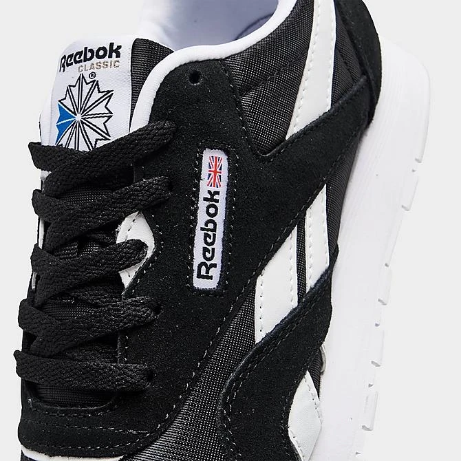 Boys' Big Kids' Reebok Classic Nylon Casual Shoes Black/White - FV4433 001 5 Boys' Big Kids' Reebok Classic Nylon Casual Shoes Black/White - FV4433 001 - Image 3