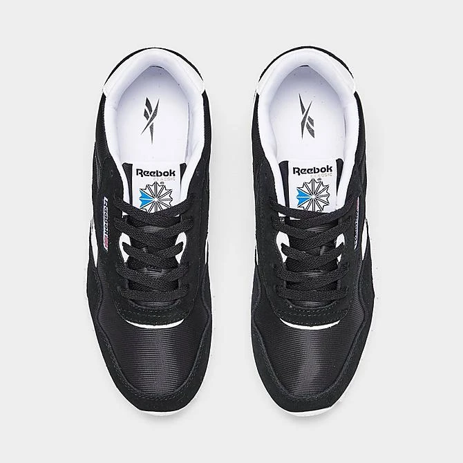 Boys' Big Kids' Reebok Classic Nylon Casual Shoes Black/White - FV4433 001 7 Boys' Big Kids' Reebok Classic Nylon Casual Shoes Black/White - FV4433 001 - Image 5