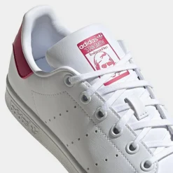 Big Kids' Adidas Originals Stan Smith Casual Shoes White/White/Bold Pink - FX7522 100 -Default Template 7 FX7522 100 P3