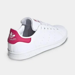 Big Kids' Adidas Originals Stan Smith Casual Shoes White/White/Bold Pink - FX7522 100 -Default Template 7 FX7522 100 P4