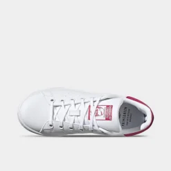 Big Kids' Adidas Originals Stan Smith Casual Shoes White/White/Bold Pink - FX7522 100 -Default Template 7 FX7522 100 P5
