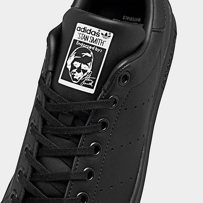 Big Kids' Adidas Originals Stan Smith Casual Shoes Core Black/Core Black/Cloud White - FX7523 001 5 Big Kids' Adidas Originals Stan Smith Casual Shoes Core Black/Core Black/Cloud White - FX7523 001 - Image 3