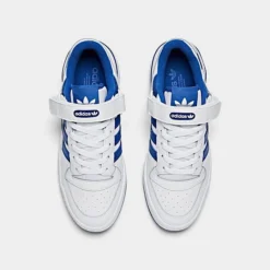 Big Kids' Adidas Originals Forum Low Casual Shoes Cloud White/Royal Blue/Cloud White - FY7974 100 -Default Template 7 FY7974 100 P5