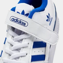 Little Kids' Adidas Originals Forum Low Hook-and-Loop Strap Casual Shoes Cloud White/Royal Blue/Cloud White - FY7978 100 -Default Template 7 FY7978 100 P3
