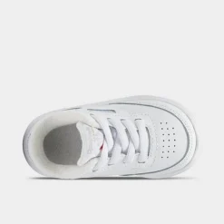 Boys' Toddler Reebok Club C Casual Shoes White/White/White - FZ2095 100 12 Boys' Toddler Reebok Club C Casual Shoes White/White/White - FZ2095 100 -Default Template 7 FZ2095 100 P5