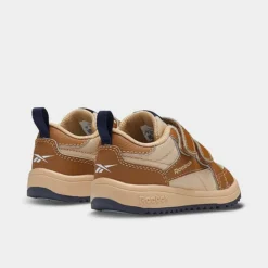 Kids' Toddler Reebok Weebok Clasp Low Casual Shoes Wild Brown/Sahara/Vector Navy - GV8552 211 -Default Template 7 GV8552 211 P4