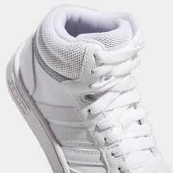 Big Kids' Adidas Hoops Mid Casual Shoes White/White/Grey - GW0401 100 10 Big Kids' Adidas Hoops Mid Casual Shoes White/White/Grey - GW0401 100 -Default Template 7 GW0401 100 P3