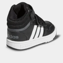 Kids' Toddler Adidas Hoops Mid Casual Shoes Black/White/Grey - GW0408 001 -Default Template 7 GW0408 001 P4