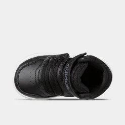 Kids' Toddler Adidas Hoops Mid Casual Shoes Black/White/Grey - GW0408 001 -Default Template 7 GW0408 001 P5