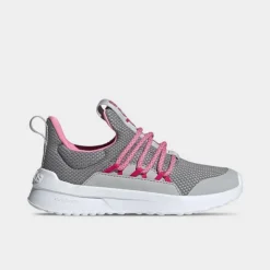 Big Kids' Adidas Lite Racer Adapt 5.0 Stretch Lace Casual Shoes Grey/Grey/Team Real Magenta - GW4164 033