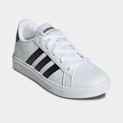 Little Kids' Adidas Grand Court 2.0 Casual Shoes White/Black/Black - GW6511P 100 -Default Template 7 GW6511P 100 P2