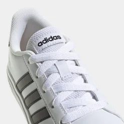 Little Kids' Adidas Grand Court 2.0 Casual Shoes White/Black/Black - GW6511P 100 -Default Template 7 GW6511P 100 P3