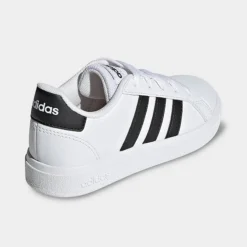 Little Kids' Adidas Grand Court 2.0 Casual Shoes White/Black/Black - GW6511P 100 -Default Template 7 GW6511P 100 P4