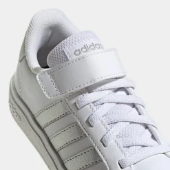 Little Kids' Adidas Grand Court Hook-And-Loop Stretch Lace Casual Shoes White/Matte Silver/Matte Silver - GW6516P 100 10 Little Kids' Adidas Grand Court Hook-And-Loop Stretch Lace Casual Shoes White/Matte Silver/Matte Silver - GW6516P 100 -Default Template 7 GW6516P 100 P3