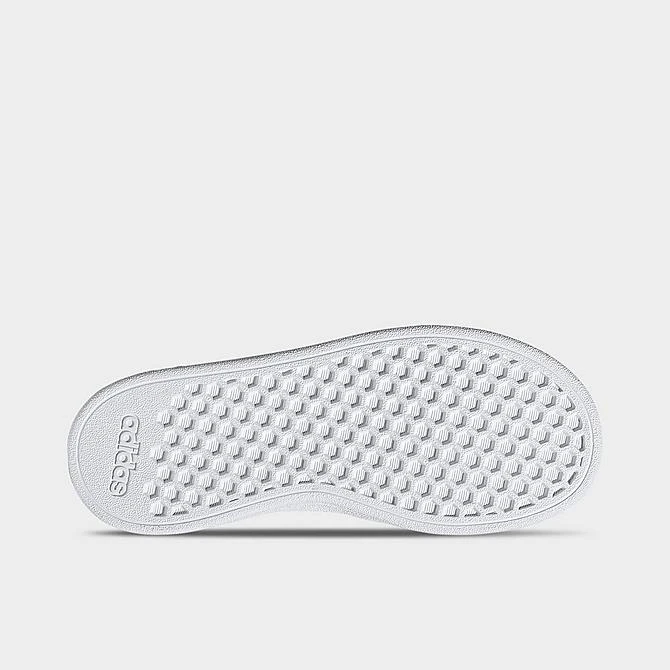 Little Kids' Adidas Grand Court Hook-And-Loop Stretch Lace Casual Shoes White/Matte Silver/Matte Silver - GW6516P 100 8 Little Kids' Adidas Grand Court Hook-And-Loop Stretch Lace Casual Shoes White/Matte Silver/Matte Silver - GW6516P 100 - Image 6