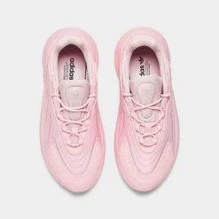 Big Kids' Adidas Originals Ozelia Casual Shoes Clear Pink/Core Black/Clear Pink - GW8130 672 -Default Template 7 GW8130 672 P5