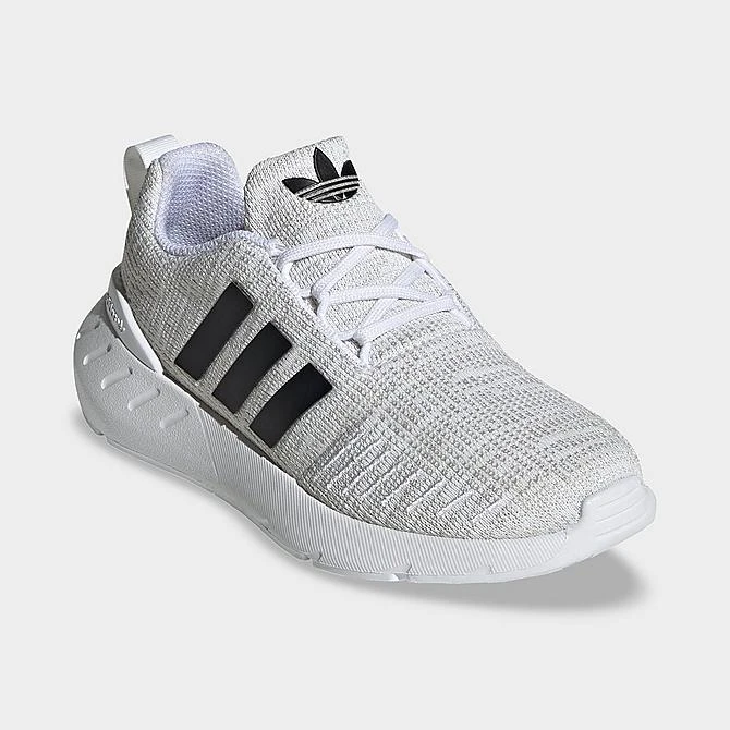 Little Kids' Adidas Originals Swift Run 22 Casual Shoes White/Black/Grey - GW8183 100 4 Little Kids' Adidas Originals Swift Run 22 Casual Shoes White/Black/Grey - GW8183 100 - Image 2