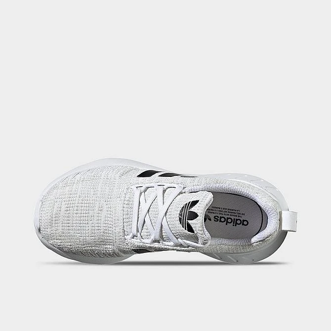 Little Kids' Adidas Originals Swift Run 22 Casual Shoes White/Black/Grey - GW8183 100 7 Little Kids' Adidas Originals Swift Run 22 Casual Shoes White/Black/Grey - GW8183 100 - Image 5