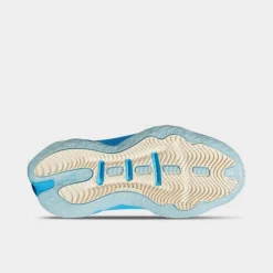 Big Kids' Adidas Dame 8 Basketball Shoes Signal Cyan/Silver Metallic/Shock Cyan - GW8998 443 -Default Template 7 GW8998 443 P6