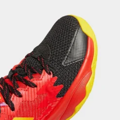 Little Kids' Adidas Dame 8 Basketball Shoes Red/Team Yellow/Impact Orange - GW9002 625 -Default Template 7 GW9002 625 P3