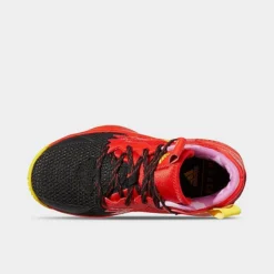 Little Kids' Adidas Dame 8 Basketball Shoes Red/Team Yellow/Impact Orange - GW9002 625 -Default Template 7 GW9002 625 P5