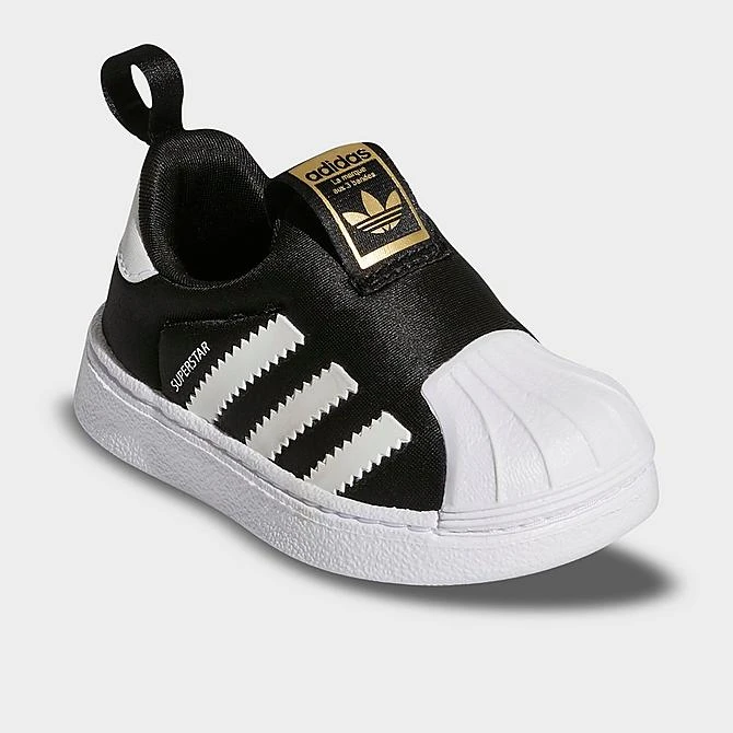 Kids' Toddler Adidas Originals Disney Mickey & Minnie Superstar 360 Slip-On Casual Shoes Black/White/Gold Metallic - GX3233 001 4 Kids' Toddler Adidas Originals Disney Mickey & Minnie Superstar 360 Slip-On Casual Shoes Black/White/Gold Metallic - GX3233 001 - Image 2