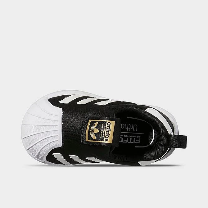 Kids' Toddler Adidas Originals Disney Mickey & Minnie Superstar 360 Slip-On Casual Shoes Black/White/Gold Metallic - GX3233 001 7 Kids' Toddler Adidas Originals Disney Mickey & Minnie Superstar 360 Slip-On Casual Shoes Black/White/Gold Metallic - GX3233 001 - Image 5