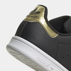 Little Kids' Adidas Originals Stan Smith Recycled Casual Shoes Core Black/Cloud White/Gold Metallic - GY4262 001 -Default Template 7 GY4262 001 P3