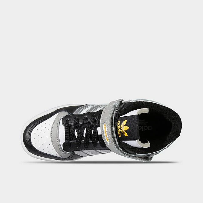 Big Kids' Adidas Originals Forum Mid Casual Shoes Footwear White/Grey/Black - GY7062 100 7 Big Kids' Adidas Originals Forum Mid Casual Shoes Footwear White/Grey/Black - GY7062 100 - Image 5