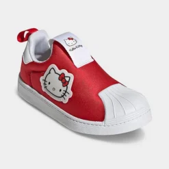 Girls' Little Kids' Adidas Originals X Hello Kitty Superstar 360 Casual Shoes Vivid Red/Cloud White/Core Black - GY9211 626 -Default Template 7 GY9211 626 P2