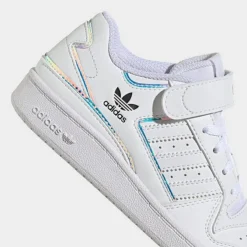 Little Kids' Adidas Originals Forum Low Rainbow Casual Shoes Cloud White/Cloud White/Core Black - GY9254 100 -Default Template 7 GY9254 100 P3