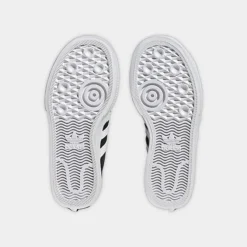 Girls' Little Kids' Adidas Originals Nizza Platform Mid Casual Shoes Core Black/Cloud White/Core Black - GY9955 001 -Default Template 7 GY9955 001 P6