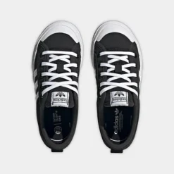 Girls' Little Kids' Adidas Originals Nizza Platform Casual Shoes Core Black/Cloud White/Core Black - GY9959 001 -Default Template 7 GY9959 001 P5