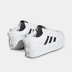 Girls' Little Kids' Adidas Originals Nizza Platform Casual Shoes Cloud White/Core Black/Cloud White - GY9960 100 -Default Template 7 GY9960 100 P4