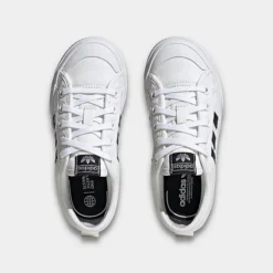 Girls' Little Kids' Adidas Originals Nizza Platform Casual Shoes Cloud White/Core Black/Cloud White - GY9960 100 -Default Template 7 GY9960 100 P5