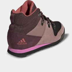 Little Kids' Adidas Terrex Climawarm Snowpitch Winter Shoes Shadow Maroon/Purple/Pulse Lilac - GZ1172P 601 -Default Template 7 GZ1172P 601 P4