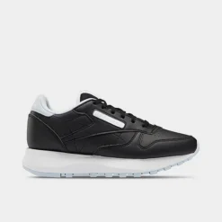 Big Kids' Reebok Classic Leather SP Casual Shoes Core Black/Glass Blue/Footwear White - GZ1597 001