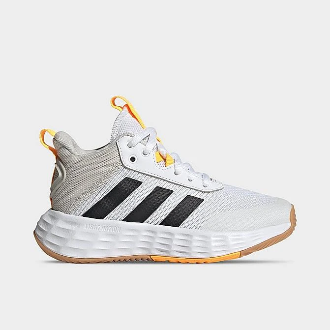 Little Kids' Adidas OwnTheGame 2.0 Basketball Shoes White/Black/Solar Gold - H06418P 100 3 Little Kids' Adidas OwnTheGame 2.0 Basketball Shoes White/Black/Solar Gold - H06418P 100