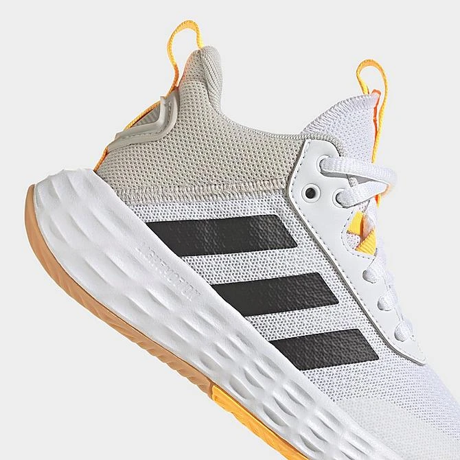 Little Kids' Adidas OwnTheGame 2.0 Basketball Shoes White/Black/Solar Gold - H06418P 100 5 Little Kids' Adidas OwnTheGame 2.0 Basketball Shoes White/Black/Solar Gold - H06418P 100 - Image 3