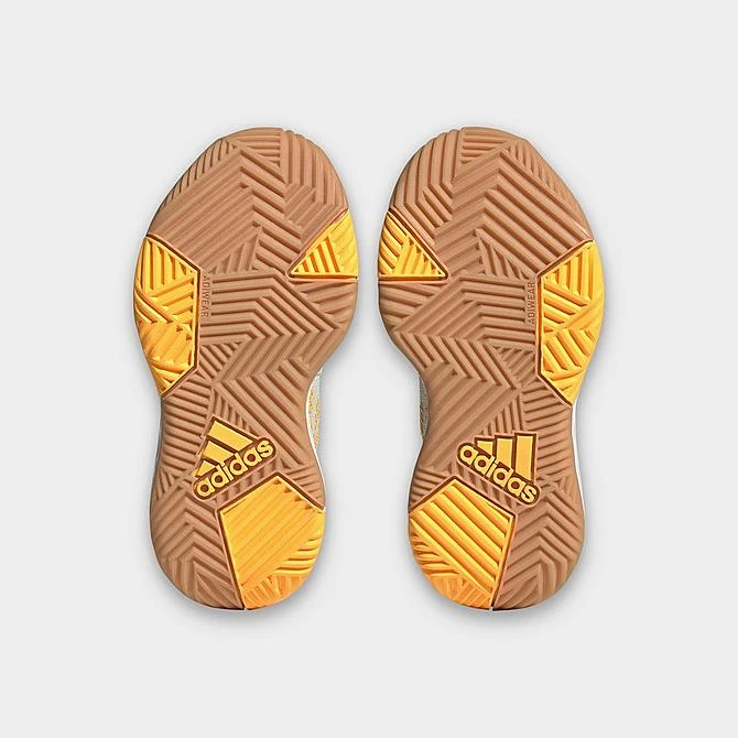 Little Kids' Adidas OwnTheGame 2.0 Basketball Shoes White/Black/Solar Gold - H06418P 100 8 Little Kids' Adidas OwnTheGame 2.0 Basketball Shoes White/Black/Solar Gold - H06418P 100 - Image 6