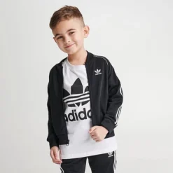 Little Kids' Adidas Originals Adicolor Superstar Track Suit Black/White - H25260 001 -Default Template 7 H25260 001 M3