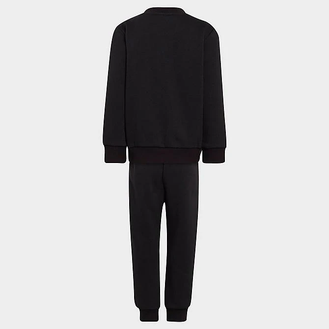 Little Kids' Adidas Originals Adicolor Crewneck Sweatshirt And Jogger Pants Set Black - HC9512 001 4 Little Kids' Adidas Originals Adicolor Crewneck Sweatshirt And Jogger Pants Set Black - HC9512 001 - Image 2