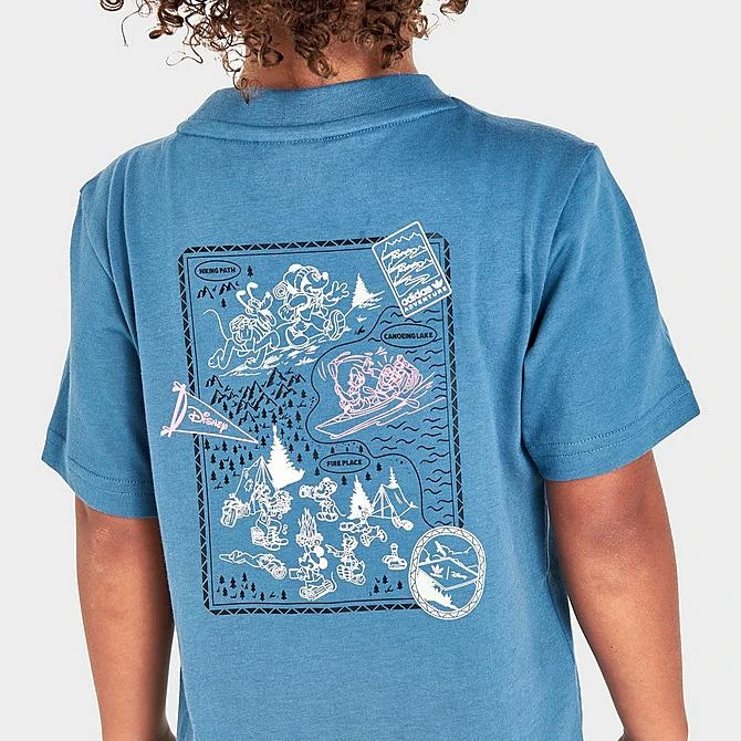Toddler And Little Kids' Adidas Originals X Disney Mickey And Friends T-Shirt Altered Blue - HK9802 432 7 Toddler And Little Kids' Adidas Originals X Disney Mickey And Friends T-Shirt Altered Blue - HK9802 432 - Image 5
