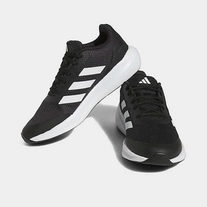 Little Kids' Adidas RunFalcon 3 Running Shoes Black/White/Black - HP5845P 001 4 Little Kids' Adidas RunFalcon 3 Running Shoes Black/White/Black - HP5845P 001 - Image 2