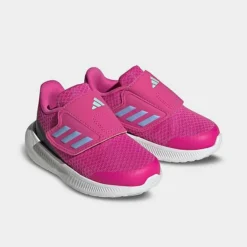 Kids' Toddler Adidas RunFalcon 3.0 Hook-and-Loop Casual Shoes Lucid Fuchsia/Blue Dawn/Black - HP5860 660 -Default Template 7 HP5860 660 P2