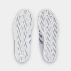 Big Kids' Adidas Originals Superstar Recycled Casual Shoes White/Magic Lilac/Energy Ink - HP6215 100 -Default Template 7 HP6215 100 P6