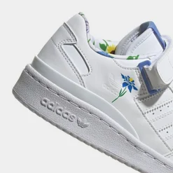 Big Kids' Adidas Originals Forum Low Casual Shoes White/Lavender - HP6245 100 -Default Template 7 HP6245 100 P3