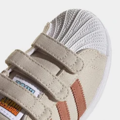 Little Kids' Adidas Originals Superstar Hook-and-Loop Casual Shoes Alumina/Clay Strata/Almost Yellow - HP6550 273 -Default Template 7 HP6550 273 P3